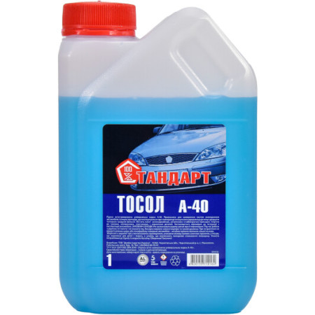 Тосол Стандарт ГОСТ А-40 синій 1л, 5044